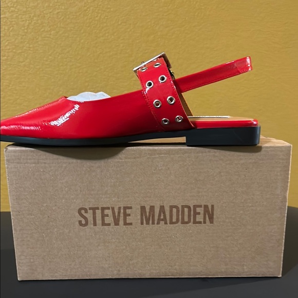 Steve Madden Shoes - Steve Madden Red Slingback Shoes